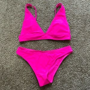 Hot Pink Bikini Swimsuit in Size XS